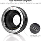 VILTROX EF-FX1 PRO Auto Focus Lens Mount Adapter Converter with Aperture Control Compatible with Canon EF/EF-S Lens to Fuji X-Mount Mirrorless Camera X-H1 X-PRO2 X-T2 X-T3 X-T1 X-T20 X-T10 X-E2 X-E1