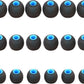 Silicone Earbud Tips Replacement - Fit Most Earbuds (Inner Hole 3.8mm - 5.1mm) - 9 Pairs S M L