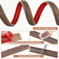 Floor Cord Cover for Wires on Floor Self Adhesive Cord Hider Floor Cable Management Wire Covers for Cords Protector Prevent Cable Trips Cord Cavity W 0.47" x H 0.27", Misty Brown Wood, 3.3Ft