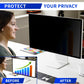 24 Inch Computer Privacy Screen for 16:9 Aspect Ratio Widescreen Monitor, Eye Protection Anti Glare Blue Light Computer Monitor Privacy Filter, Removable Anti-Scratch 24in Protector Film