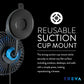 Treva 3.5 Inch USB Powered Fan with Suction Cup, 3 Speed Attachable Fan with Rotating Head for Car, Camping, Travel, Bedroom, Multi-Directional Rotating and Adjustable Head (Black)