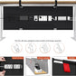 Univivi No Drill Under Desk Cable Management Tray, 48" Cord Organizer for Table, Clamp/Screw Mount Desk Cable Management, Premium Fabric Cable Management Tray for Office, Home (Extra Large)
