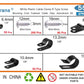 Bigtrans 555 Pcs Nylon Plastic R-Type Wire Clips with Screws 1/4" 5/16" 3/8" 1/2" 3/4" Clamps Fasteners Assortment for Cable Conduit -5 Size -Black