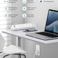 Desk Clamp Power Strip USB C,Under Desk Mount Power Station,20W Fast Charging,Fits 1.9'' Tabletop Edge,Desk Surge Protector,Perfect Home,Office Supplies (White, 5 Outlets & 6 USB Ports & 25 FT Cable)