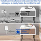 6FT Ultra-Thin Flat Plug Power Strip with 3 Outlets & 3 USB Ports | Child & Pet-Safe, 1625W, Wall-Mounted Cord Organizer, Universal Size Outlet & Plug Concealer with Cord Clips(UL Listed)