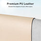Aothia Large PU Leather Desk Pad Protector – Non-Slip Mouse Pad & Writing Mat for Office/Home, Waterproof, Easy to Clean (31.5" x 15.7", Soft Peach)
