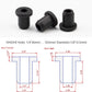 30 pcs 1/4" Drill Hole，1/8" ID Black Silicone Top hat Rubber Grommets for Wiring，Automotive，Firewall，Hole Plug，Desk，Screw，Water and Gas Pipe，Drain，House Siding，Cable Bushing，Glass，Wire Plug