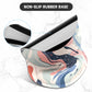 ITNRSIIET Ergonomic Mouse Pad with Gel Wrist Support Small Wrist Rest Smooth Surface Non-Slip PU Base Comfortable Office Supplies Pain Relief, 8.7 x 7.2 inches, Art Style Pattern