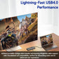 LINKUP USB 4.0 USB C to USB C Cable | Thunderbolt 4/3 Compatible | Type C Charger for MacBook and iPhone | 240W Fast Charging | 40Gbps Data Transfer | 8K@60Hz Display Cord | Use with all USB C devices