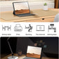 YSAGi Leather Desk Protector, Office Mat, Large Mouse Pad, Non-Slip PU Leather Blotter, Laptop Desk, Waterproof Writing Pad for Office and Home (Latte, 23.6" x 13.8")