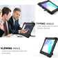 Samsung Galaxy Tab Active PRO 10.1 inch/Galaxy Tab Active4 PRO Case, Heavy Duty Rugged Shockproof Drop Protection Case with 360 Stand, Hand Strap & Shoulder Strap for SM-T540/T547/T630/T638 (Black)