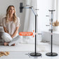 Tablet Floor Stand, 360° Rotation Tablet Holder, Compatible with iPad, iPhone, Samsung, Google, Kindle Tablet/Phone, (4.5''-12'')