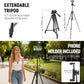 NEEWER Basics PA056 Vlogging Kit for iPhone Android Phone for YouTube TikTok Streaming Filmmaking Video Recording, Tripod + Microphone + LED Fill Light, Youtuber Starter Content Creator Essentials