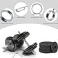 4 Pieces 2 Inch Dumbbell Spring Collars Barbell Clamps Locking Collars Clips for Weightlifting Exercise Fitness Training Supplies