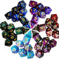 DND Dice Set 42 Pcs Polyhedral Dungeons and Dragons Rolling Dice for D&D RPG MTG Table Games Dice Bulk with Colorful Drawstring Bags and Dice Tray (Star)