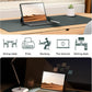 YSAGi Leather Desk Protector, Office Mat, Large Mouse Mat, Non-Slip PU Leather Blotter, Laptop Desk Pad, Waterproof Writing Pad for Office and Home (Dark Green, 35.4" x 17")