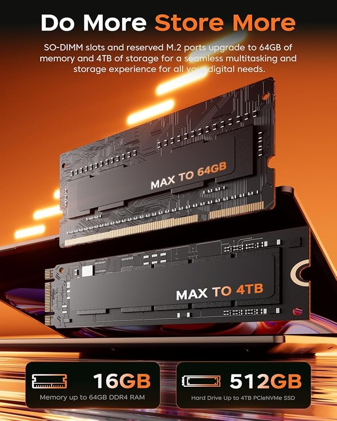 2026 New Gaming Laptop, 16.0inch Laptop Computer with AMD Ryzen 7 7730U(8C/16T, Up to 4.5GHz), 16GB RAM 512GB NVMe SSD Windows 11 Laptop, Radeon RX Vega 8 Graphics,WiFi 6, Backlit KB