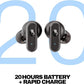 Skullcandy Dime 3 Wireless Earbuds, Bluetooth Headphones, Noise Isolating Fit, Up to 20 Hours Battery, Microphone for iPhone Android, Easy Carry with Integrated Lanyard - True Black