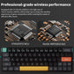 nuphy Air60 V2 Portable Wireless Keyboard 60% Low Profile Mechanical Keyboard Support QMK/VIA Compatible with Windows/mac OS/Linux Supports Bluetooth 5.1/2.4GHz/Wired (USB-C) Gateron Blue Switch