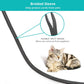 ZhiYo 20ft - 1/4 inch Cable Sleeve, Cord Wrap Wire Protector Tubing for Pets, PC Cable Wrap, Computer Cable Management Sleeve - Black