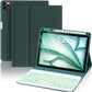 OYEEICE Keyboard Case for iPad Pro 12.9 inch (6th, 5th, 4th Gen) & New Air 13 inch M2, 7 Color Backlit Detachable Wireless Keyboard, Auto Sleep/Wake Cover with Pencil Holder (2022 2021 2020) - Teal