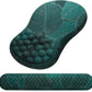 Mouse Pad Wrist Support, Laokiiy 2 in1 Keyboard Wrist Rest+ Ergonomic Mouse Pad, Non-Slip Wrist Rest for Computer Keyboard, Made Easy Typing & Relieve Wrist Pain（Banana Leaf Green）