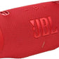 JBL Charge 6 - Portable Waterproof & Drop-Proof Bluetooth Speaker, Bold JBL Pro Sound with AI Boost, 28Hrs of Playtime, Built-in powerbank & Comes with a Sturdy/Removable Carrying Strap (Red)