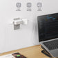 TROND Outlet Extender Surge Protector - Multi Plug Wall Outlet with 4 Grounded Sockets, 3 Way Angled Plug Adapter, 900J, Electrical Wall Splitter for Home Office Travel Dorm Room, White