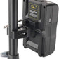 CAMVATE Super Crab Clamp + Universal V-Lock Mount Quick Release Adapter for DSLR Camera Battery - 2596