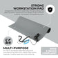 MWRF Source ESD Mat Kit with Wrist Strap and Grounding Cord (2.5 FT x 4 FT x 0.12 Inch, Grey)