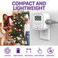 Fosmon 7 Day Digital Timers for Electrical Outlets, Indoor Plug-in Light Timers Switch Programmable, Electric Wall Plug for Lamp, Grow Reptile Lights, Aquarium, 15A/1875W, Grounded- 2 Pack