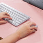 YSAGi Leather Desk Protector, Office Mat, Large Mouse Mat, Non-Slip PU Leather Blotter, Laptop Desk Pad, Waterproof Writing Pad for Office and Home (Light Pink, 35.4" x 17")
