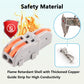 10Pcs 2 to 1 Wire Connectors Small Electrical Cable Splicing Splitter Terminal Block Inline Splice Snap Splicer for Residential Speaker Gauge Push DIY Splicing into 4/6/8/9/10 Way
