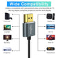 Twozoh Flexible & Slim HDMI Cable 1.6FT 2 Pack, Ultra Thin HDMI Cord Supports High Speed 4K@60Hz 18gbps 2160P/1080P