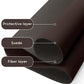 YSAGi Non-Slip Leather Desk Pad, Waterproof Laptop Computer Desk Keyboard Mat, Table Protector Blotter Mat, Large Mouse Pad for Office/Work/Home/Decor(Dark Brown, 31.5" x 15.7")