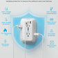 Surge Protector Outlet Extender, VINTAR 6 Outlet Splitter with 3 USB Charging Ports (2 USB C Ports), 900J Multi Plug Outlet Power Strip, 3-Sided USB Wall Charger for Home Office Dorm Room Essentials