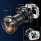 Sea frogs Waterproof Camera Housing Compatible with Fujifilm X-T4 16-50MM 18-55MM IPX8 40m/130ft Maximum Diving Depth Underwater Camera Case for Diving, Surfing, Rowing, Skiing