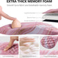 Mouse Pad Wrist Support, Laokiiy 2 in1 Keyboard Wrist Rest+ Ergonomic Mouse Pad, Non-Slip Wrist Rest for Computer Keyboard, Made Easy Typing & Relieve Wrist Pain(Rose Gold Pink Marble)