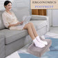 Foot Rest for Under Desk at Work, Ergonomic Under Desk Footrest with Washable Cover, Memory Foam Foot Stool for Office Chair & Gaming Chair, Back & Hip Pain Relief, Dark Gray