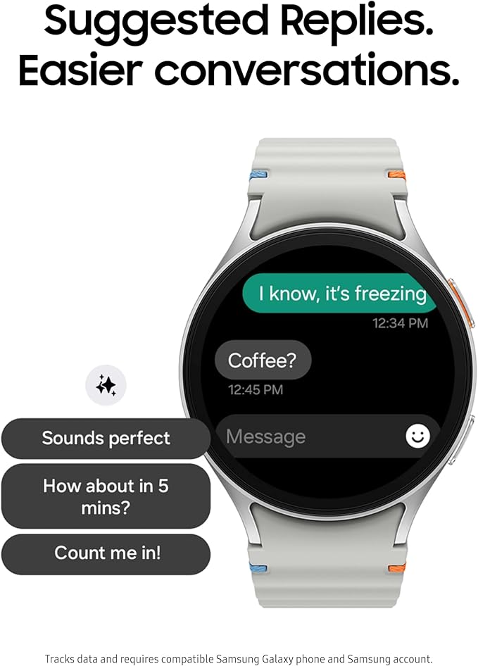 SAMSUNG Galaxy Watch 7 40mm LTE AI Smartwatch w/Energy Score, Wellness Tips, Heart Rate Tracking, Sleep Monitor, Fitness Tracker, 2024, Green (Renewed)