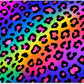 ITNRSIIET Mouse Pad Non-Slip Rubber Base Smooth Surface Stitched Edges Waterproof Durable Compatible with All Mice for Office & Gaming, Desk Accessory, 10.2x8.3x0.12 inch, RainbowLeopard