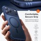 TORRAS Magnetic Shockproof for iPhone 17 Pro Case, Camera Control, Fit for MagSafe, Military-Grade Protection, Translucent Slim Case for iPhone 17 Pro Phone Case Anti-Fingerprint, Deep Blue