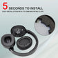 Replacement Ear Pads for JBL Tune 700(700BT)/710(710BT)/720(720BT)/750(750BT,750BTNC)/760(760NC)/770(770NC) Headphones, Headset Ear Cushions, Headset Earpads, Ear Cups Cover-Black