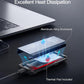 Inateck M.2 NVMe SATA SSD Enclosure with RGB,USB 3.2 Gen 2 (10 Gbps) Enclosure Support UASP Trim for NVME/SATA SSDs 2242/2260/2280(M Key), Tool-Free Installation(Up to 4TB)，FE2024