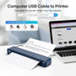 iDPRT MT888 Portable Thermal Printer Wireless for Travel,Support 8.5" X 11" US Letter Compatible with iOS, Android & Laptop,Bluetooth Mobile Inkless Printer with Case, Blue