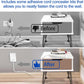 6FT Ultra-Thin Flat Plug Power Strip with 5 Outlets & 3 USB Ports | Child & Pet-Safe, 1625W, Wall-Mounted Cord Organizer, Universal Size Outlet & Plug Concealer with Cord Clips(UL Listed)