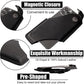 Topstache Leather Belt Phone Holster with Magnetic Closure, Case for iPhone & Samsung, Black, Large