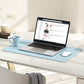 YSAGi Non-Slip Leather Desk Pad, Waterproof Laptop Computer Desk Keyboard Mat, Table Protector Blotter Mat, Large Mouse Pad for Office/Work/Home/Decor(Sky Blue, 23.6" x 13.7")