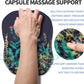 Ergonomic Raised Mouse Pad Wrist Support with Bilateral Slope Memory Foam Mousepad for Wrist Rest and Carpal Tunnel Pain Relief 11.8x7.9〃Midnight Flowers