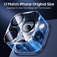 UniqueMe Compatible for 3 Pack iPhone 15 Pro/iPhone 15 Pro Max Camera Lens Protector, [Drop Protection] [Case Friendly] 9H Tempered Glass Camera Cover Screen [New Version]